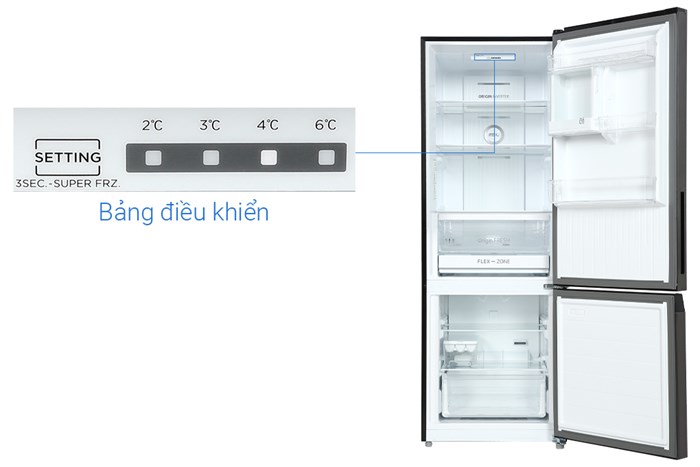 Tủ Lạnh Toshiba Inverter 325 Lít GR-RB410WE-PMV(37)-SG